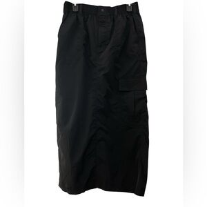 NWT OFFLINE by Aerie ($89.95Cad) Black Cargo Maxi Skirt